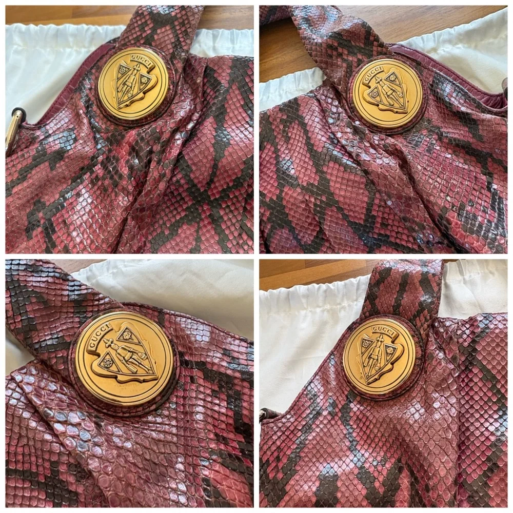 Authentic Gucci Python Hysteria Hobo Bag - Picture 6 of 13